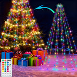 Christmas Tree Light Strings, LED Light Strings With Remote Control, Colorful Lights, Warm White Light Strings, Christmas Decorations