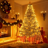 Christmas Tree Light Strings, LED Light Strings With Remote Control, Colorful Lights, Warm White Light Strings, Christmas Decorations